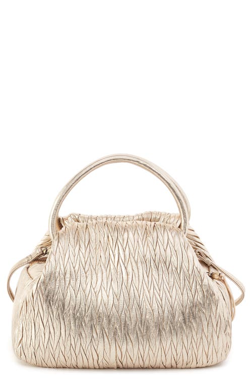 HOBO Darling Leather Top Handle Bag in Gold at Nordstrom