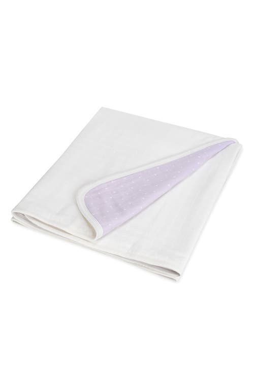 Under the Nile Cotton Muslin Baby Blanket in Lavender at Nordstrom
