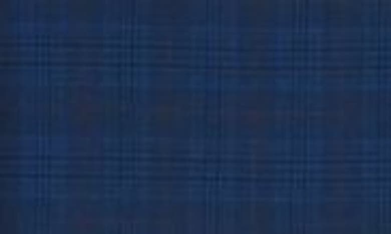 Soul Of London Navy Check Suit In Navy