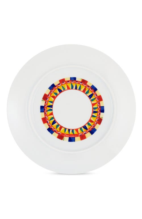 Dolce & Gabbana Dolce&gabbana Set Of 2 Carretto Lemon Porcelain Bread Plates In Yellow