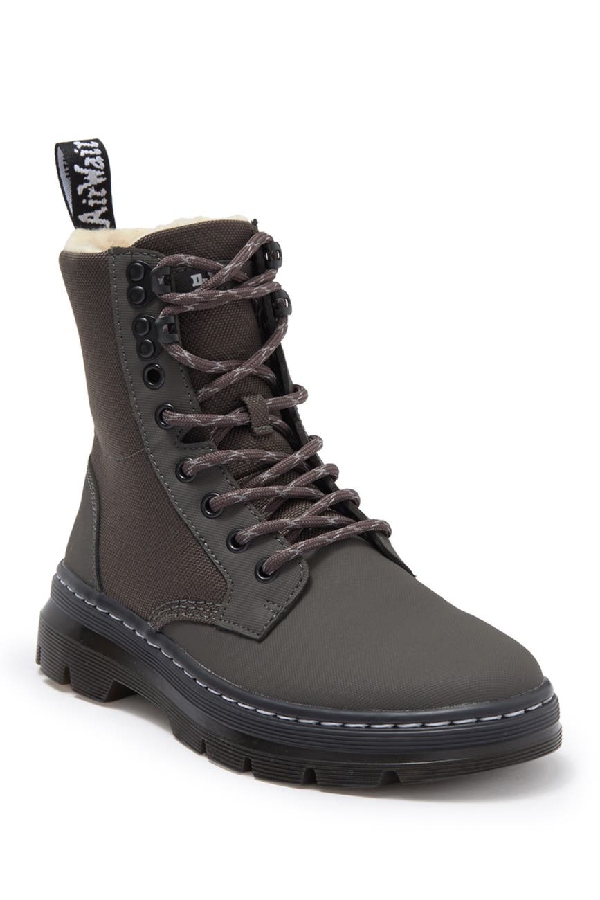 Dr. Martens Combs II Faux Shearling Lined Lug Sole Boot Nordstrom Rack