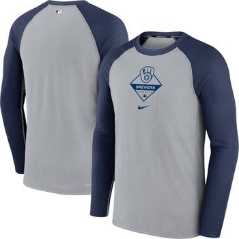 Men's Nike Orange/Black Baltimore Orioles Game Authentic Collection  Performance Raglan Long Sleeve T-Shirt