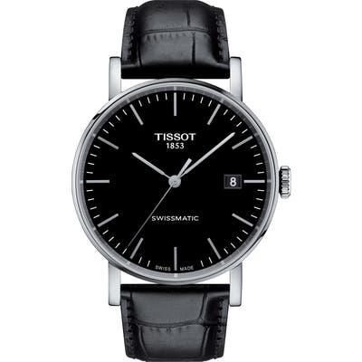 Tissot Everytime Swissmatic Leather Strap Watch, 40Mm