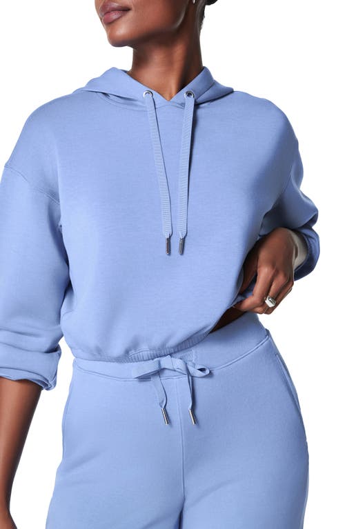 Shop Spanx ® Airessentials Crop Hoodie In Cornflower Blue