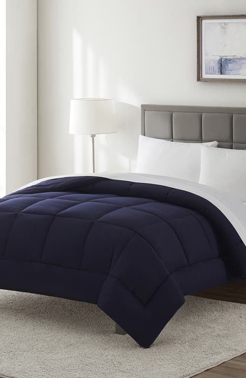 Vcny Home Perry Ellis Portfolio Down Alternative Comforter In Peacoat
