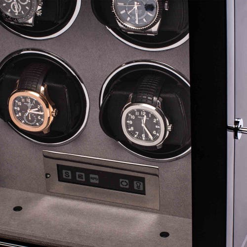 Rapport London Formula Quad Watch Winder In Black