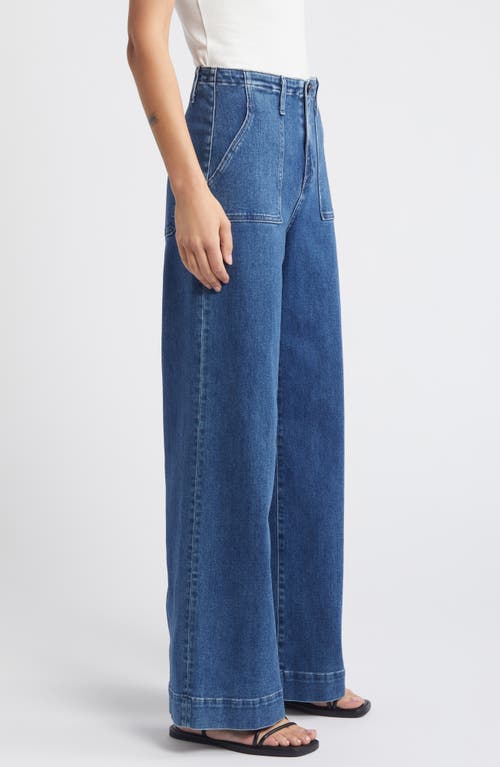 Shop Le Jean High Waist Utility Wide Leg Jeans In Love Song