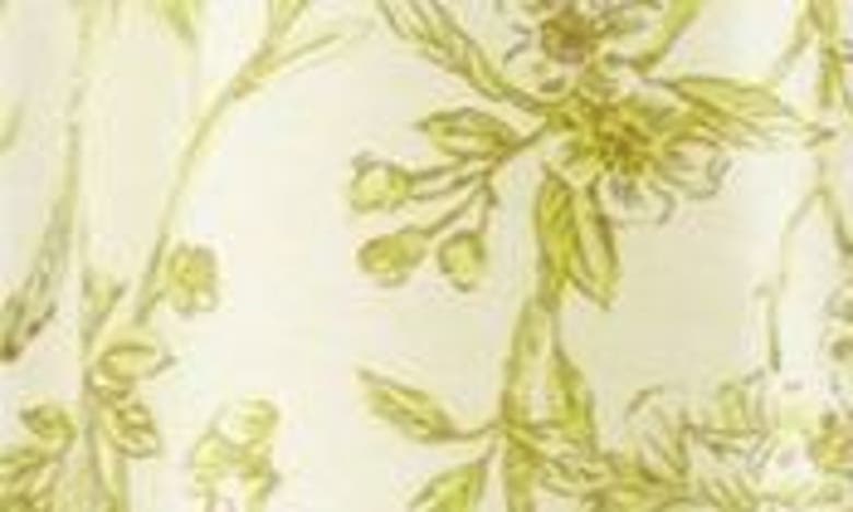 Shop Hutch Braylan Floral One-shoulder Maxi Dress In Ivory Delicate Garden