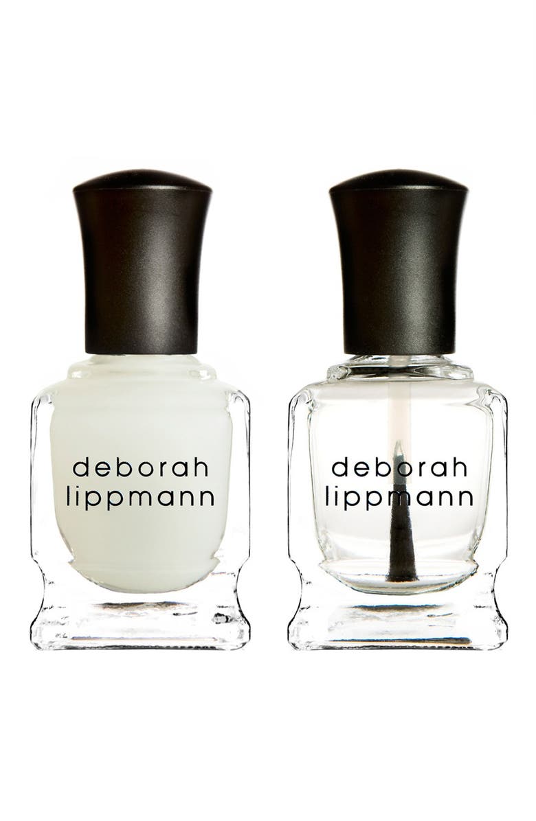 DEBORAH LIPPMANN 'Gel Lab' Mini Top & Base Coat Duo, Main, color, No Color