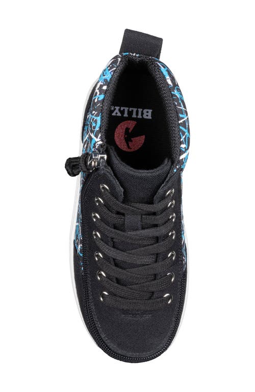 Billy Footwear Kids' Classic Dr High Ii Sneaker In Black Graffiti