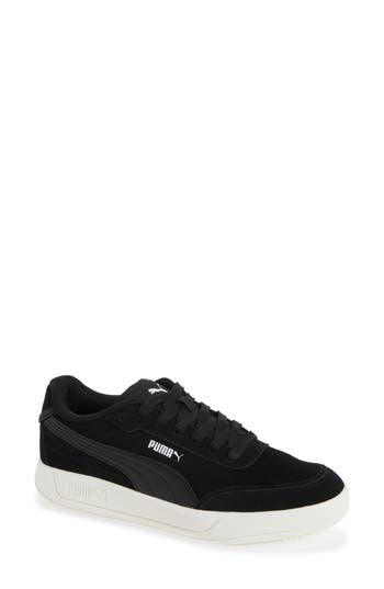 Puma Club Pearl Sneaker In Black- Black-white