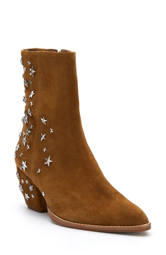 Matisse Caty Western Pointed Toe Bootie In Fawn