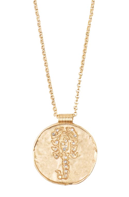 Maje Zodiac Medal In Scorpio