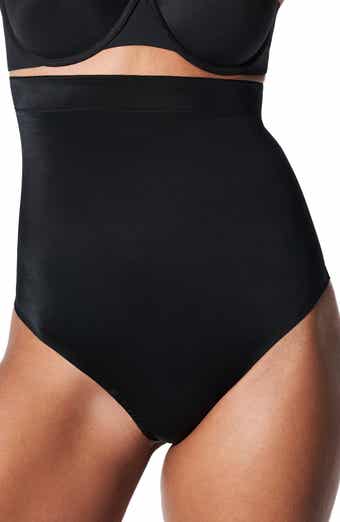 SPANX Women's Oncore High-Waisted Briefs, Very Black, X-Small