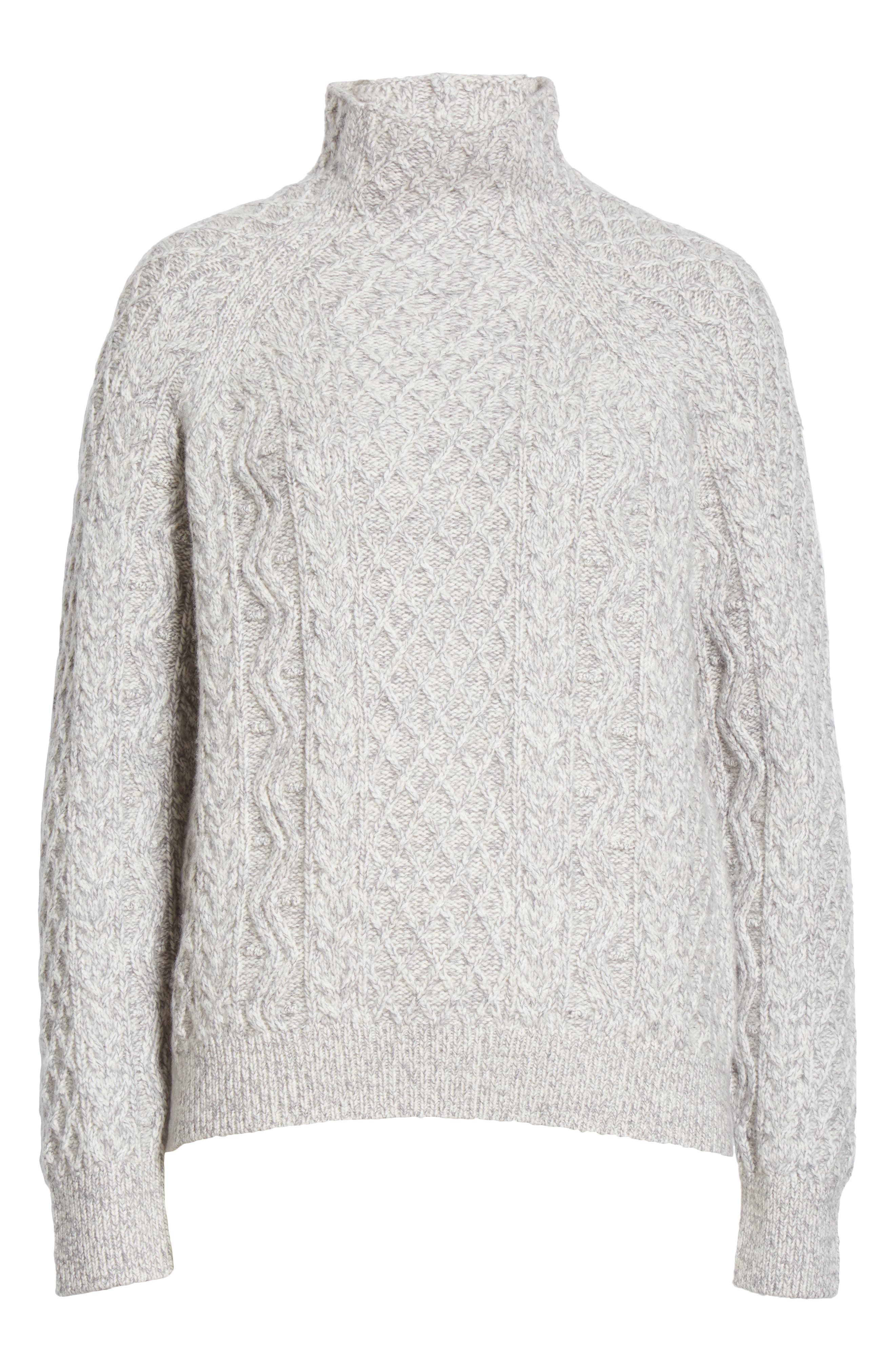 vince zig zag cable sweater