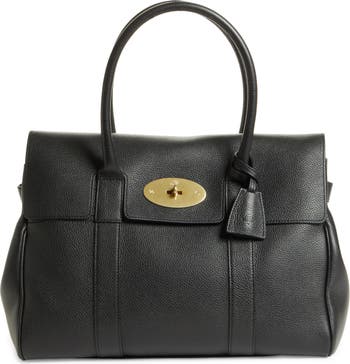 Mulberry black discount satchel