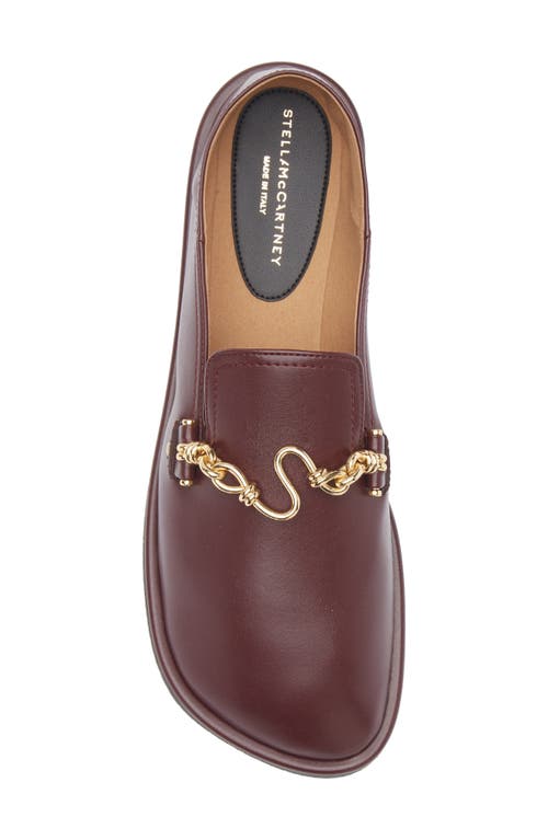 Shop Stella Mccartney Ryder Bit Loafer In Bordeaux