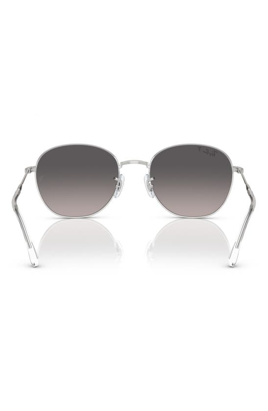 Shop Ray Ban Ray-ban 55mm Polarized Phantos Sunglasses In Silver