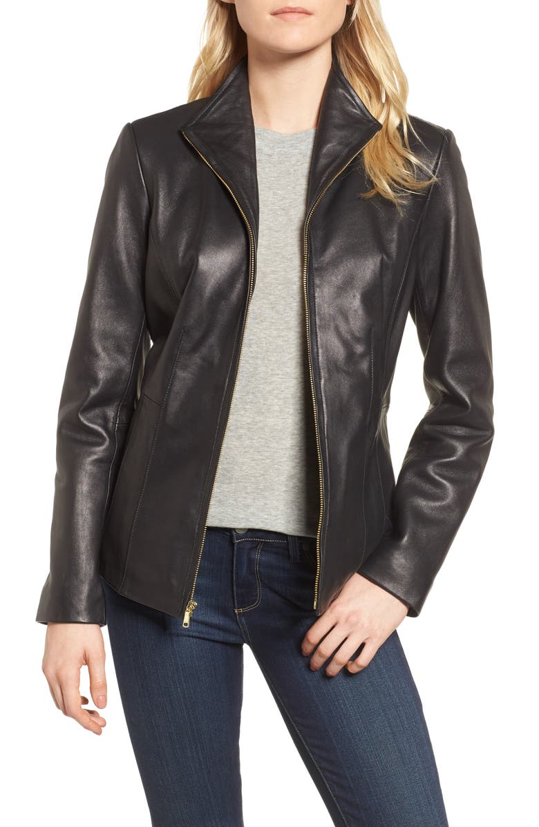 Cole Haan Signature Leather Jacket | Nordstrom