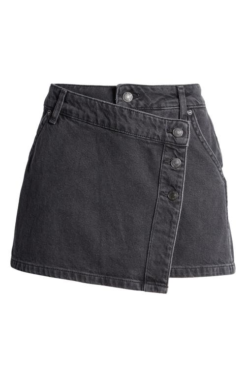 Free People Wynne Denim Skirt In Eclipse