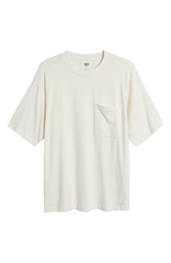 Shop Bp. Oversize Pocket T-shirt In Ivory Egret