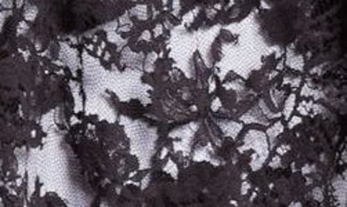 Dolce & Gabbana Chantilly Lace Long Skirt In Nero