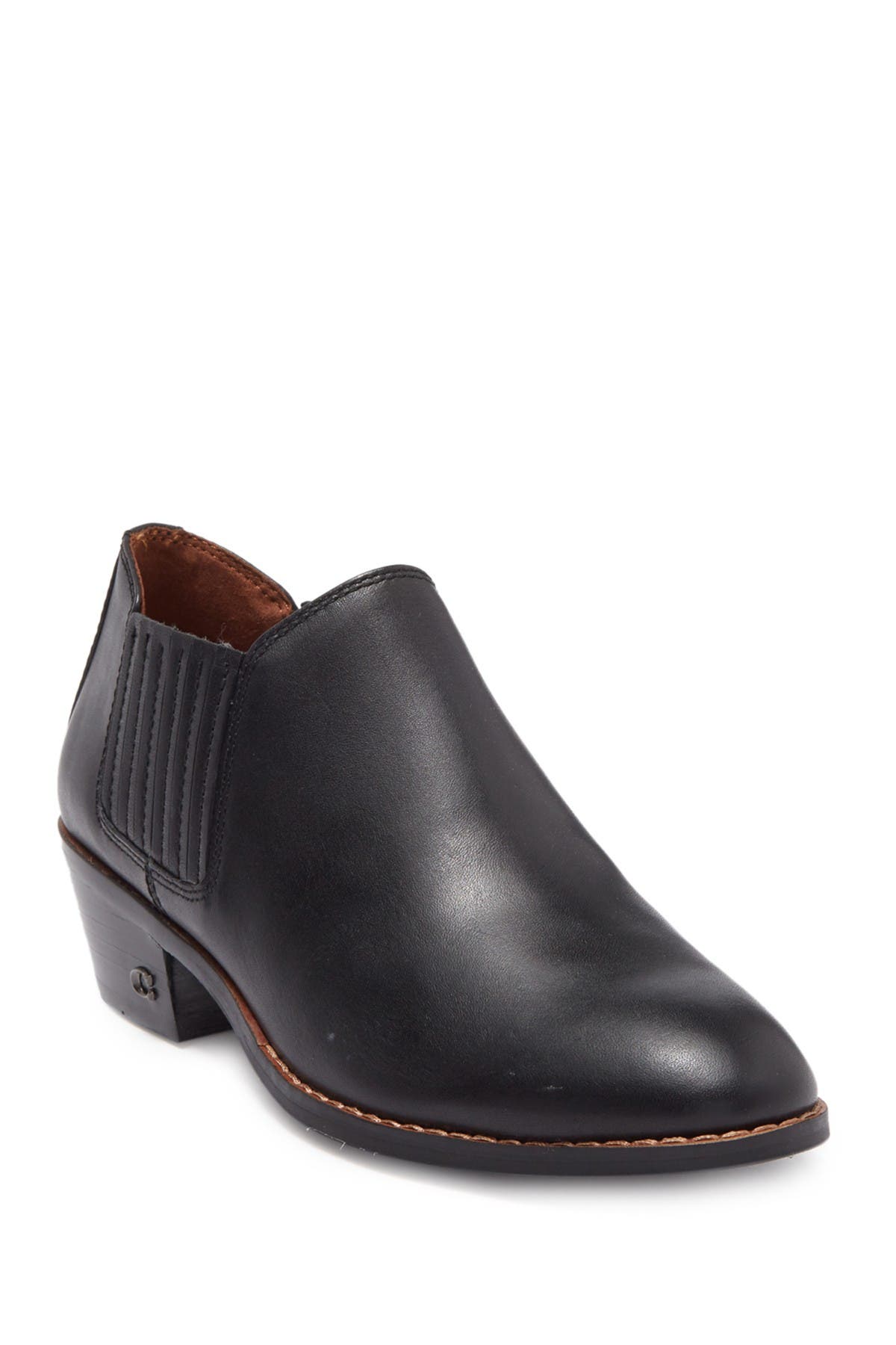 Coach leather ankle bootie Clearance