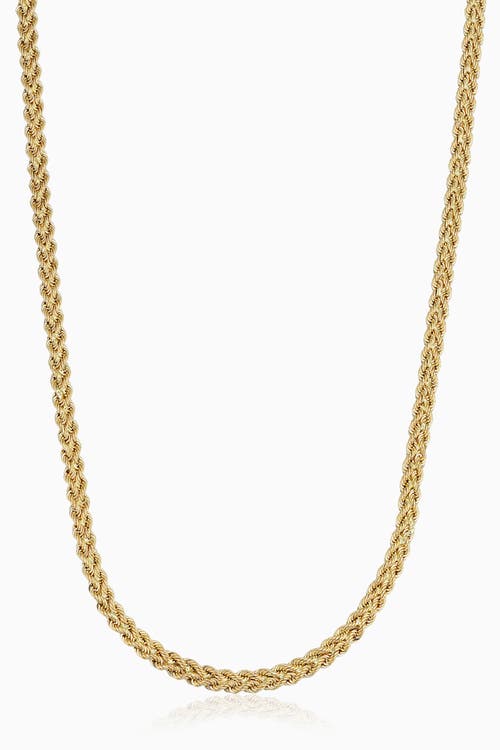 Shop Oradina 14k Yellow Gold Roman Double Rope Necklace