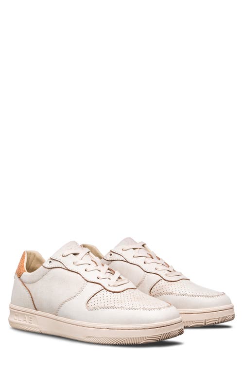 CLAE Malone Sneaker Distressed Leather Cork at Nordstrom,