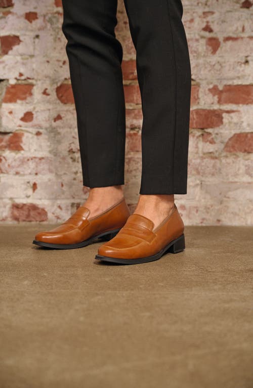 Shop Wolky Alabama F2f Penny Loafer In Brandy