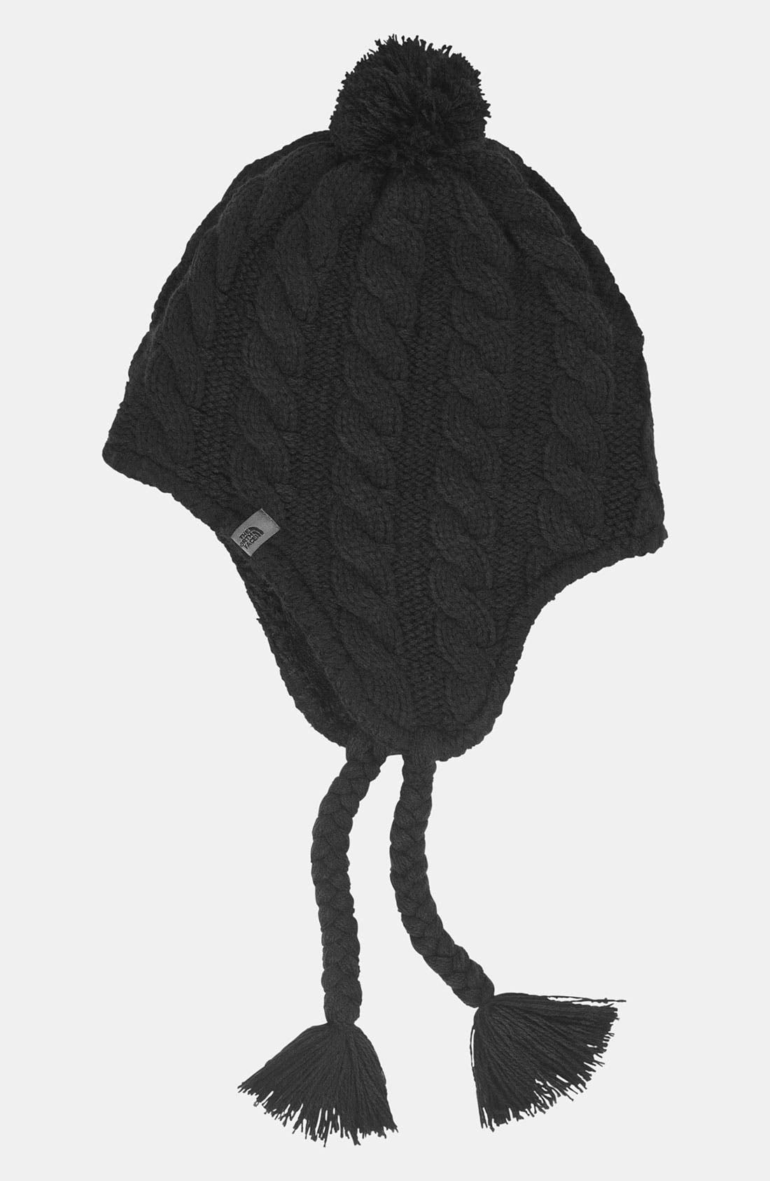 north face earflap beanie