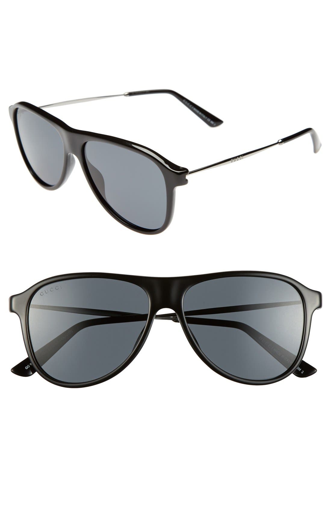 gucci 55mm sunglasses