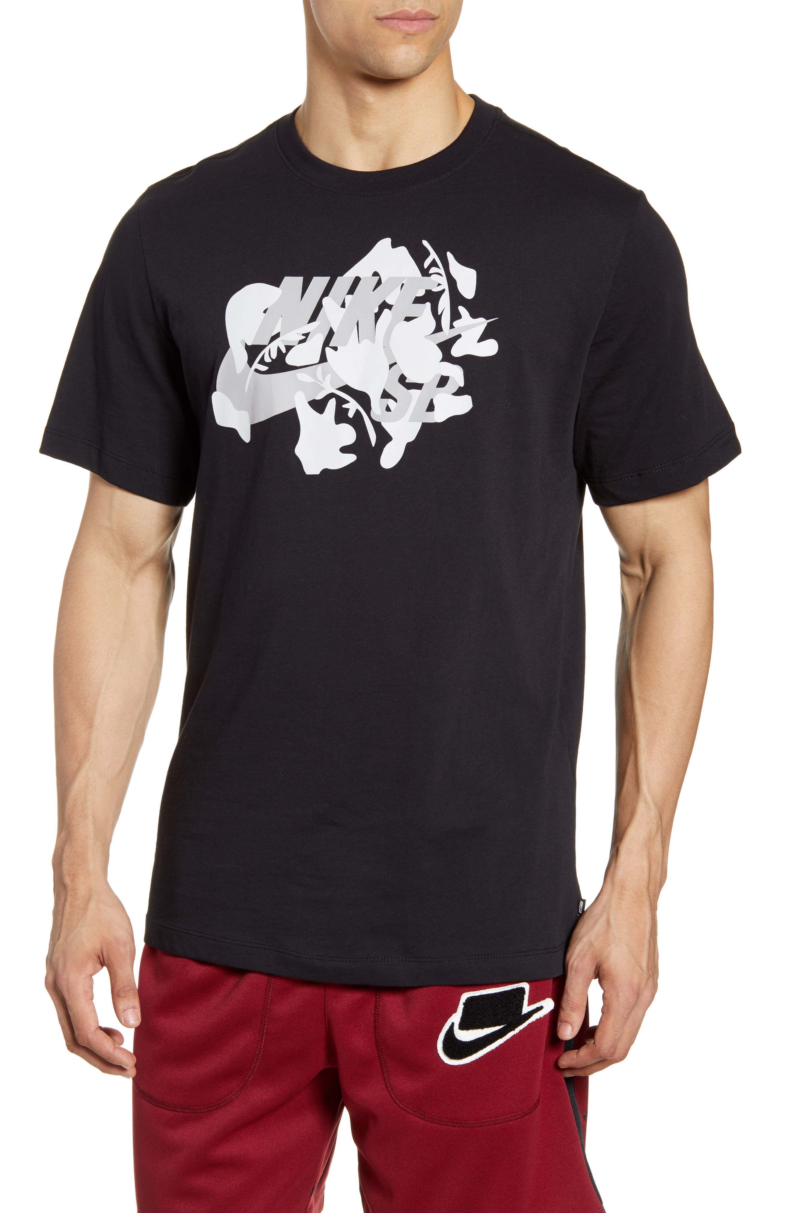 Nike Sb Logo Skate T-Shirt, Black