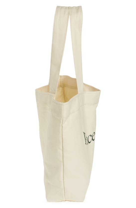 Shop Museum Of Peace And Quiet Wordmark Canvas Tote In Bone