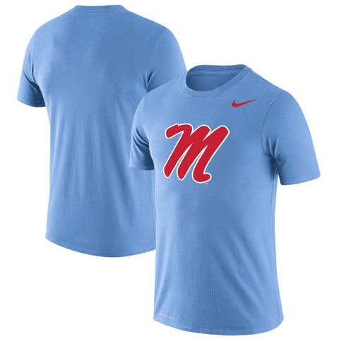 Men's Nike DK Metcalf Red Ole Miss Rebels Alumni Name & Number T-Shirt