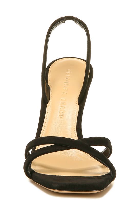 Veronica Beard Analita Slingback Sandal In Black/black