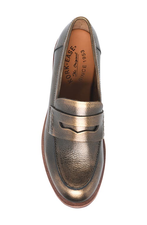 Shop Kork-ease ® Carlisle Penny Loafer In Bronze Metallic