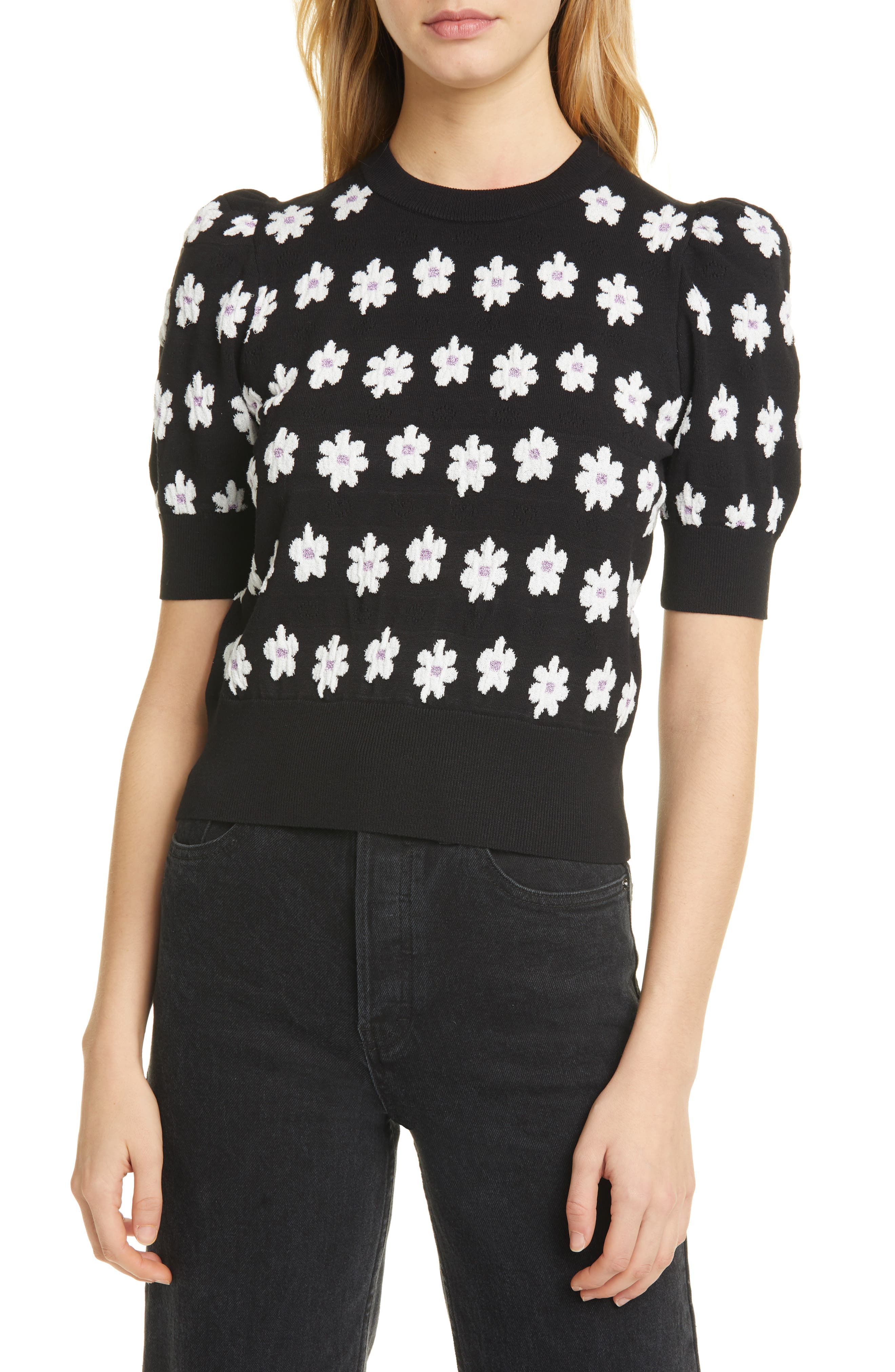 kate spade flower sweater