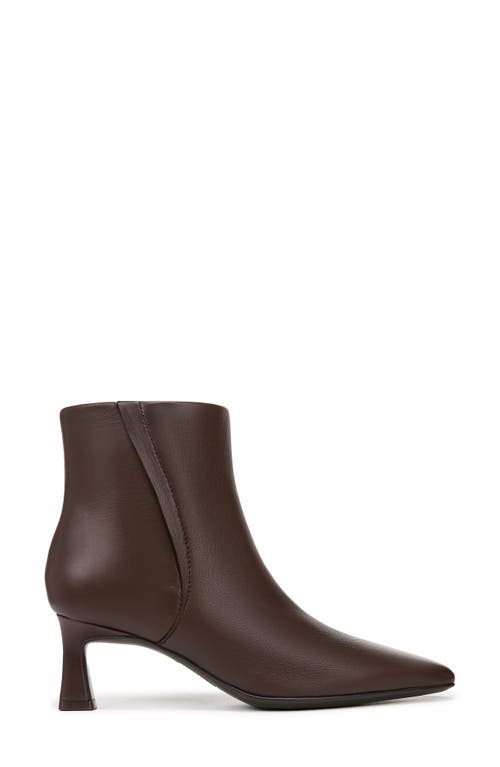 Naturalizer Deesha Kitten Heel Bootie In Chocolate Bar