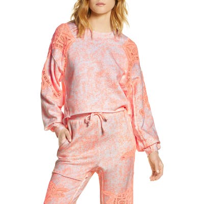 Free People Fp Movement Sun & Done Sweatshirt, Orange
