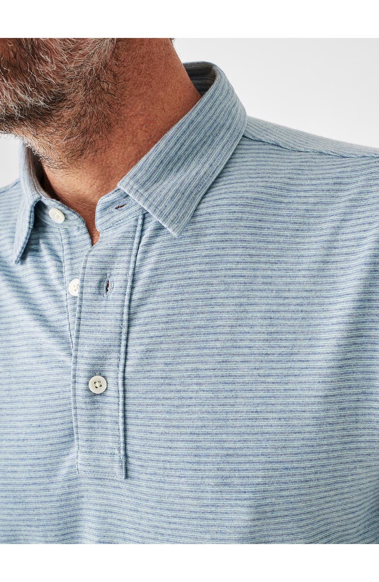 Faherty Movement Stripe Short Sleeve Polo Shirt | Nordstrom