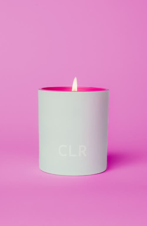 Clr Hot Pink Scented Candle In Hot Pink