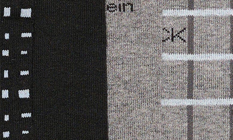 Shop Calvin Klein Assorted 4-pack Dress Socks In Black Assorted