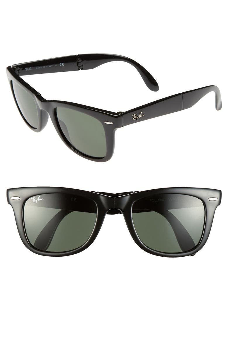 Ray-Ban Standard 50mm Folding Wayfarer Sunglasses | Nordstrom