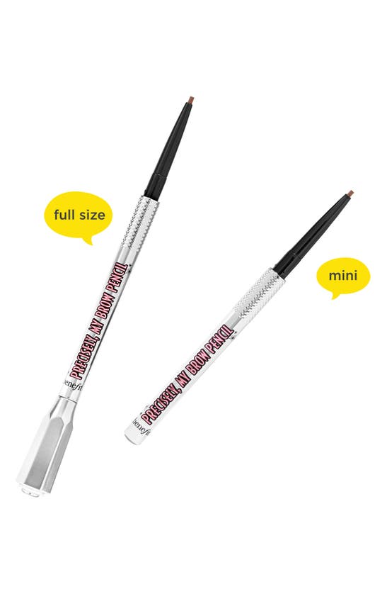 Shop Benefit Cosmetics Precisely, My Brow Pencil Ultrafine Shape & Define Pencil, 0.001 oz In 04.5 Deep/neutral Brown