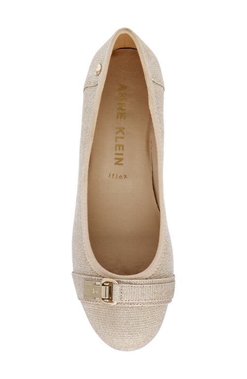 Shop Anne Klein Akable Flat In Platinum