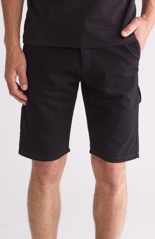 CAT WWR Cotton Canvas Carpenter Shorts in Black at Nordstrom, Size 34