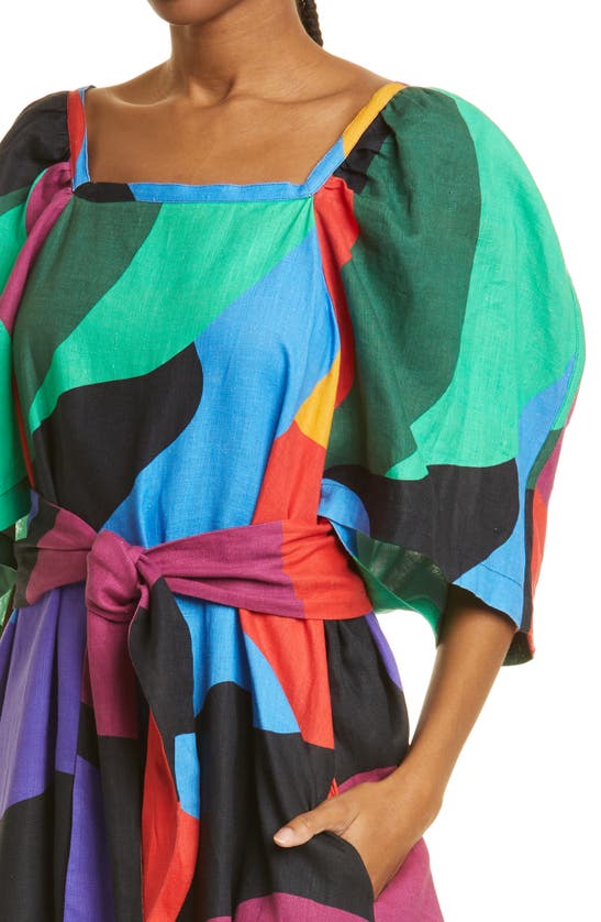 MARA HOFFMAN SARA PRINT HEMP DRESS