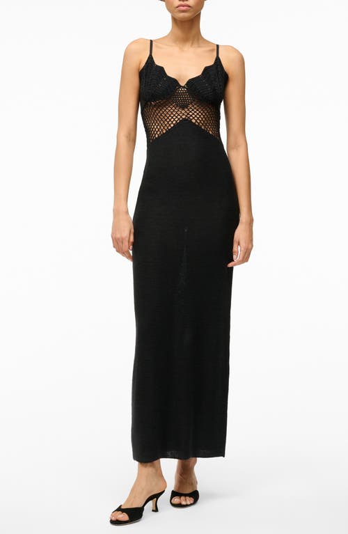 STAUD Tara Maxi Dress Black at Nordstrom,