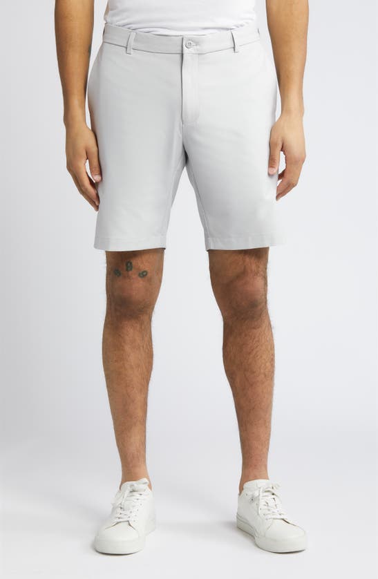 Shop Peter Millar Crown Crafted Surge Signature Performance Shorts In British Grey